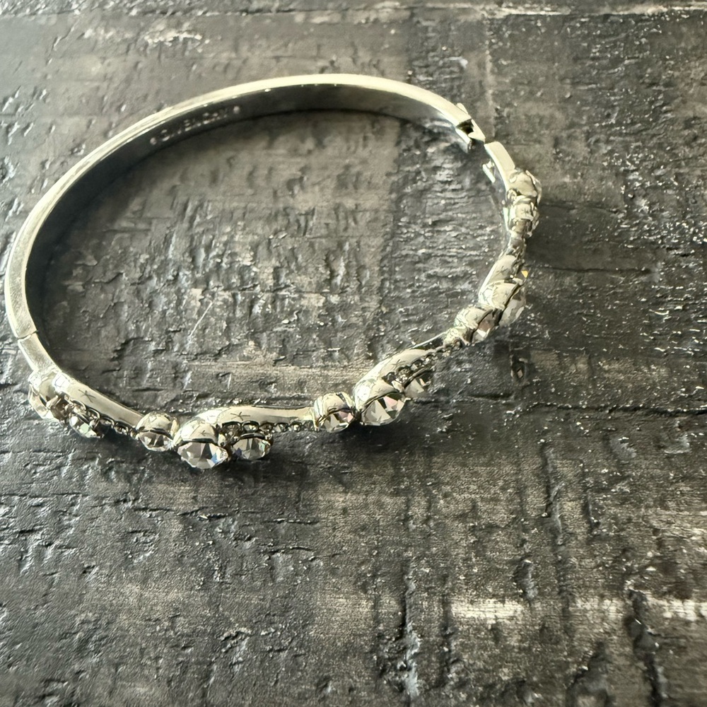 Givenchy Silver Intricate Pattern Bracelet - image 6